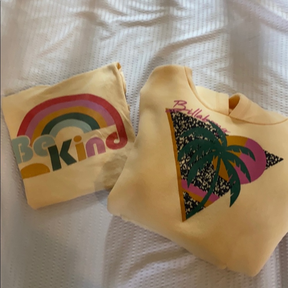 Girls  BILLABONG shirt sleeve t & hoodie